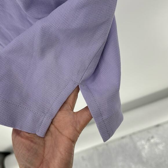 Tommy Bahama ISLANDZONE purple silk blend short sleeve button down size 2XL - Picture 5 of 10